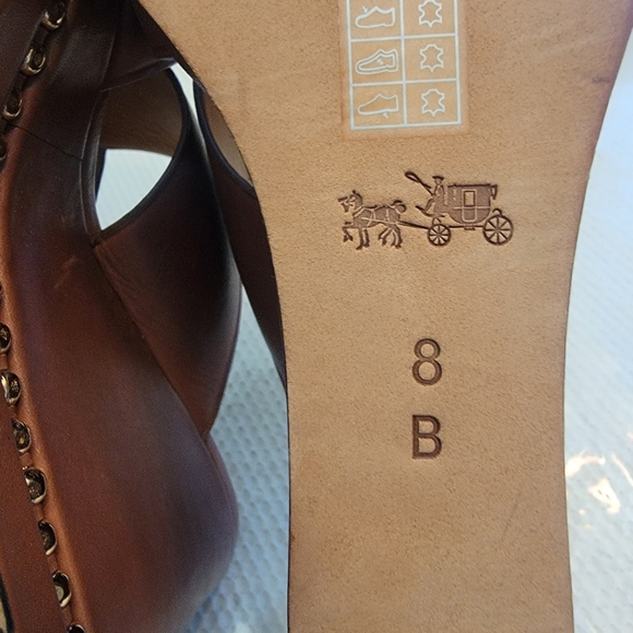 Coach Wedges #wedges #coach #brown - Picture 4 of 7